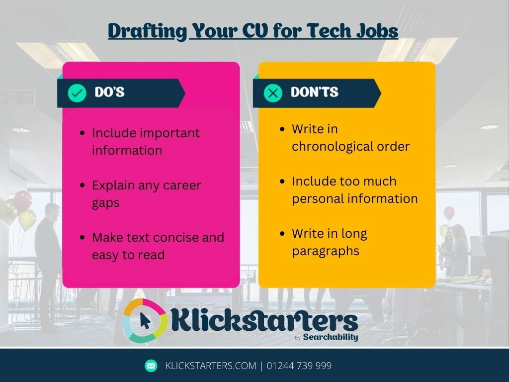 Drafting Your CV for Tech Jobs